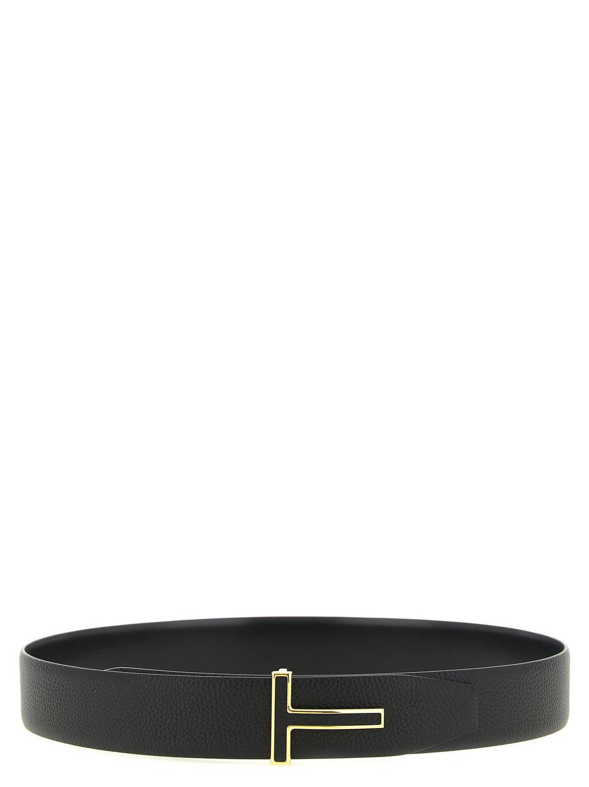 Black Calfskin Regular Belt