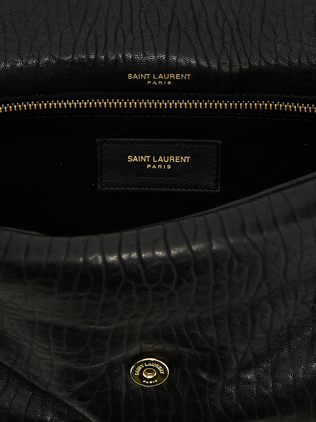 Black Leather Shoulder Bag