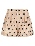 Multicolor Silk Bermuda Shorts