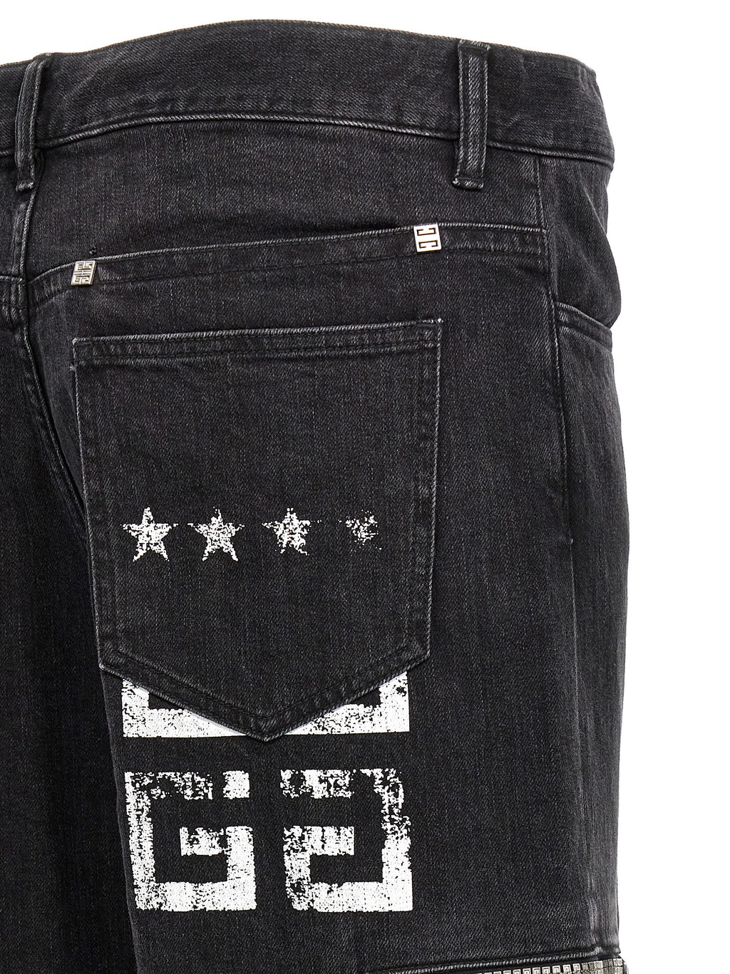 Black Cotton Jeans Denim