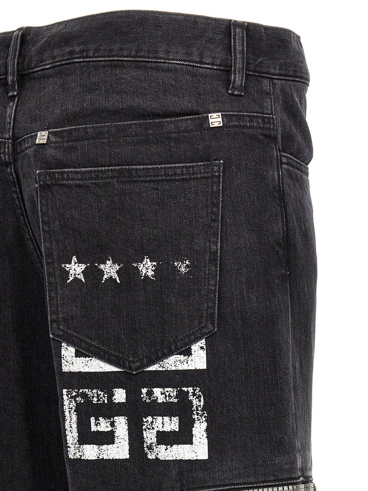 Black Cotton Jeans Denim