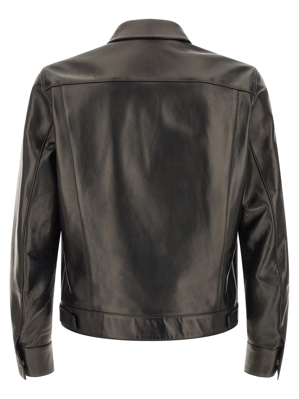 Black Lamb Leather Leather Jacket