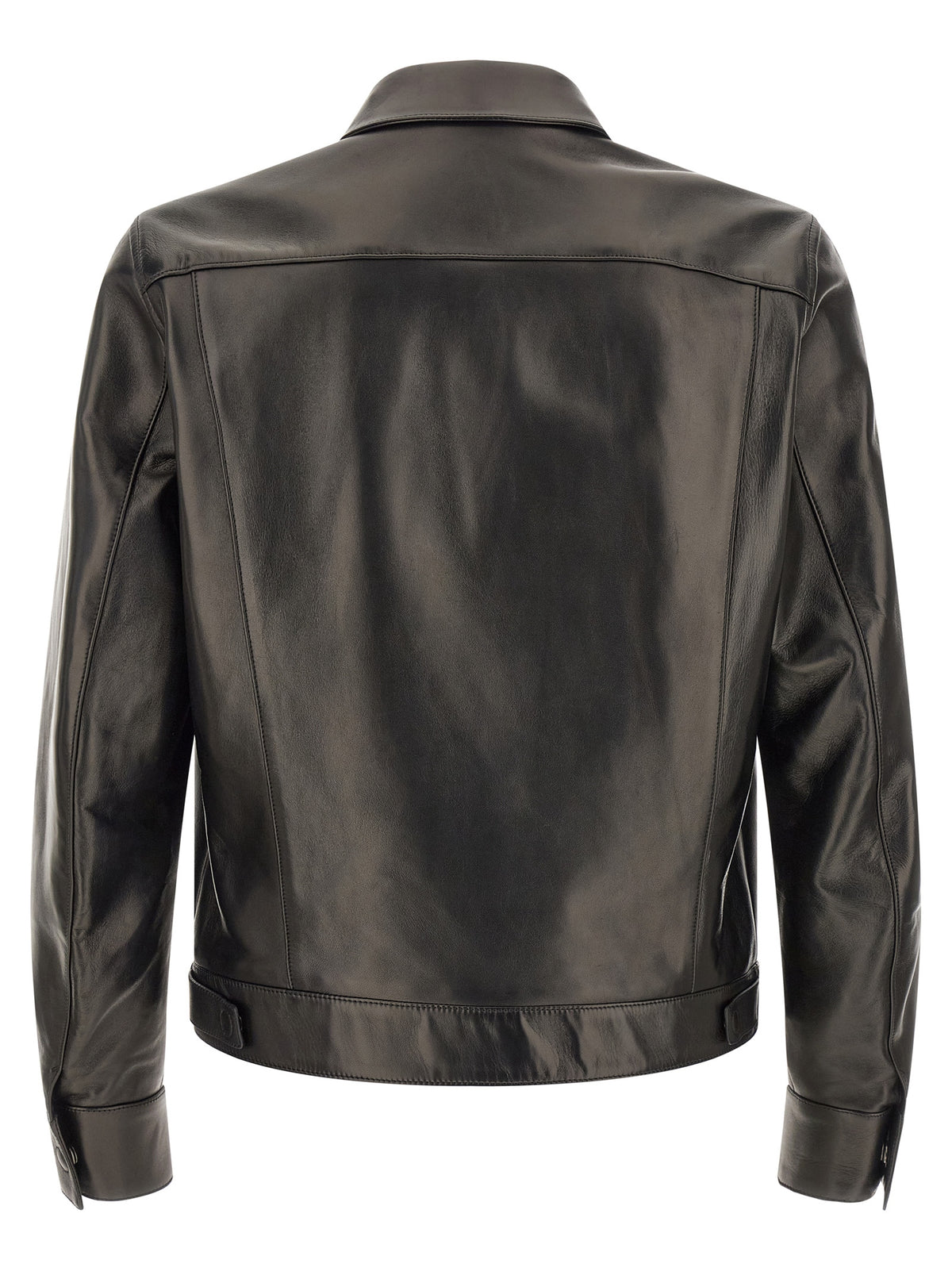 Black Lamb Leather Leather Jacket