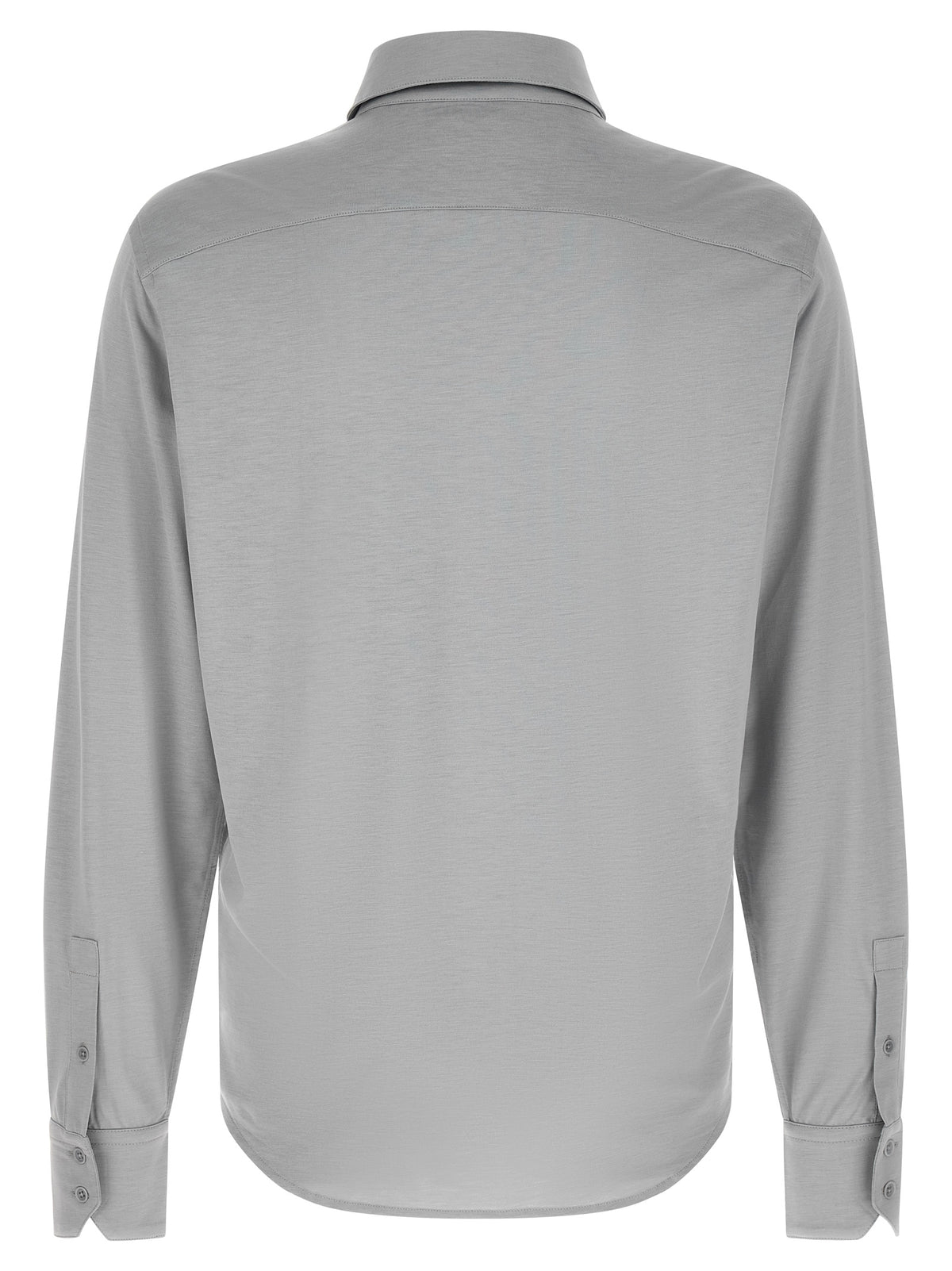 Gray Silk Blouse