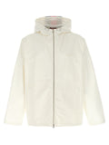 White Cotton Shell Jacket