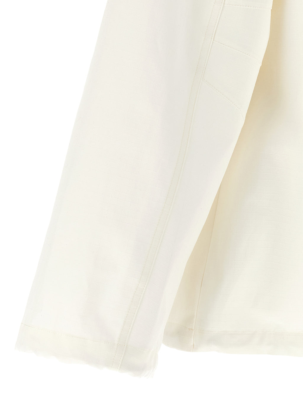 White Cotton Shell Jacket