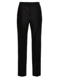 Black Acetate Dress Pants