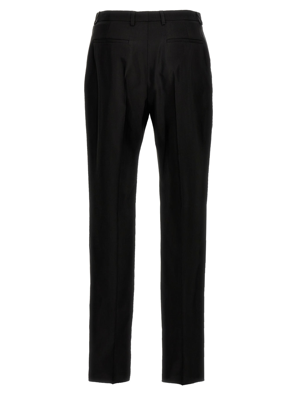 Black Acetate Dress Pants