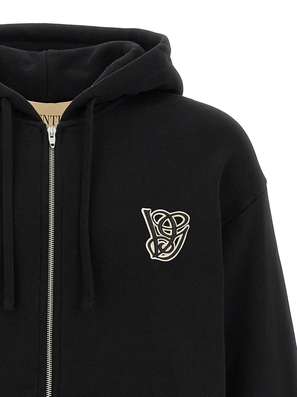Black Cotton Sweatshirt