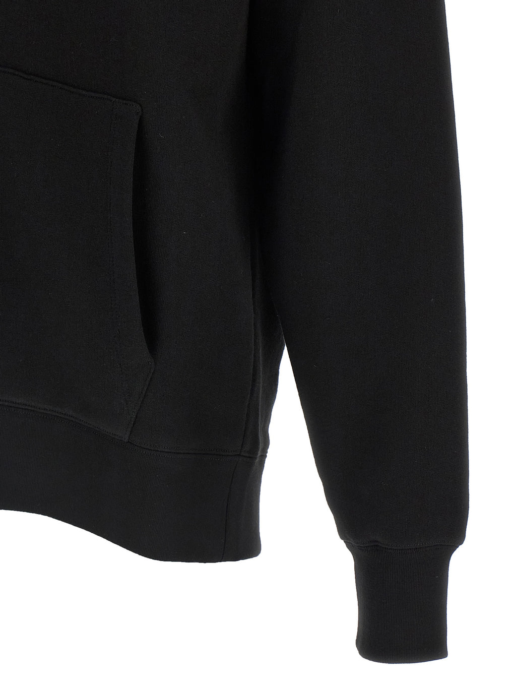 Black Cotton Sweatshirt