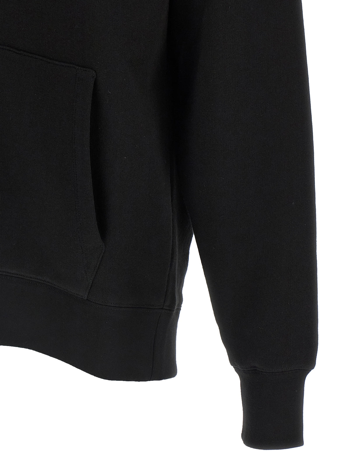 Black Cotton Sweatshirt