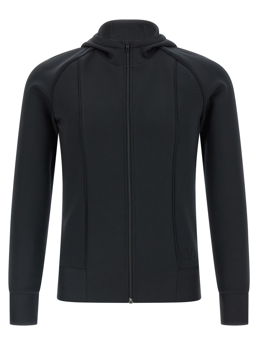 Black Polyester Sweatshirt