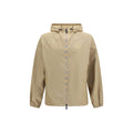 Beige Nylon Shell Jacket