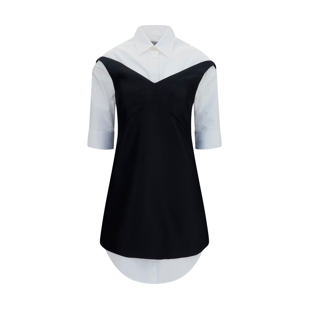 Black Wool Oves Aries Casual Dress
