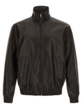 Black Calfskin Leather Jacket
