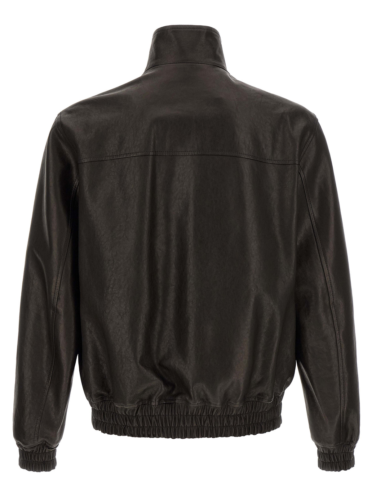 Black Calfskin Leather Jacket
