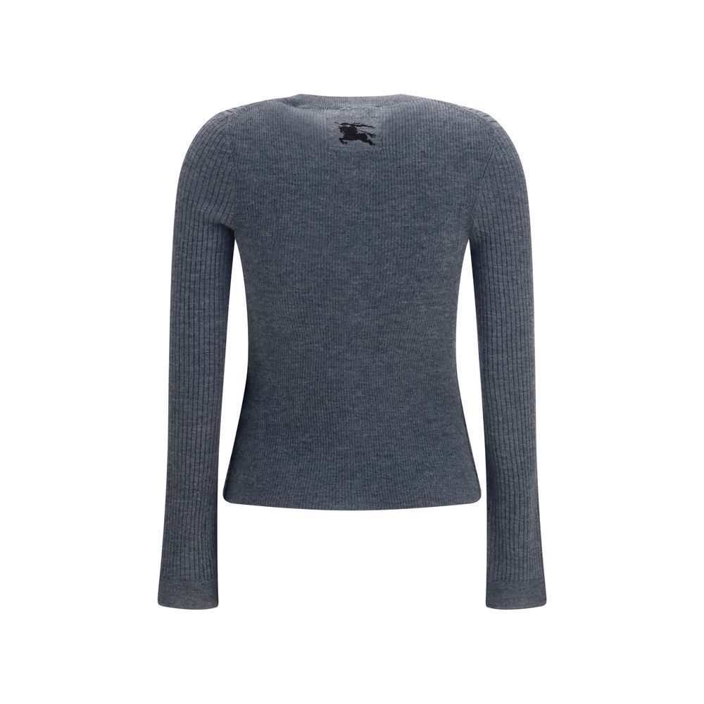 Gray Cashmere Cardigan
