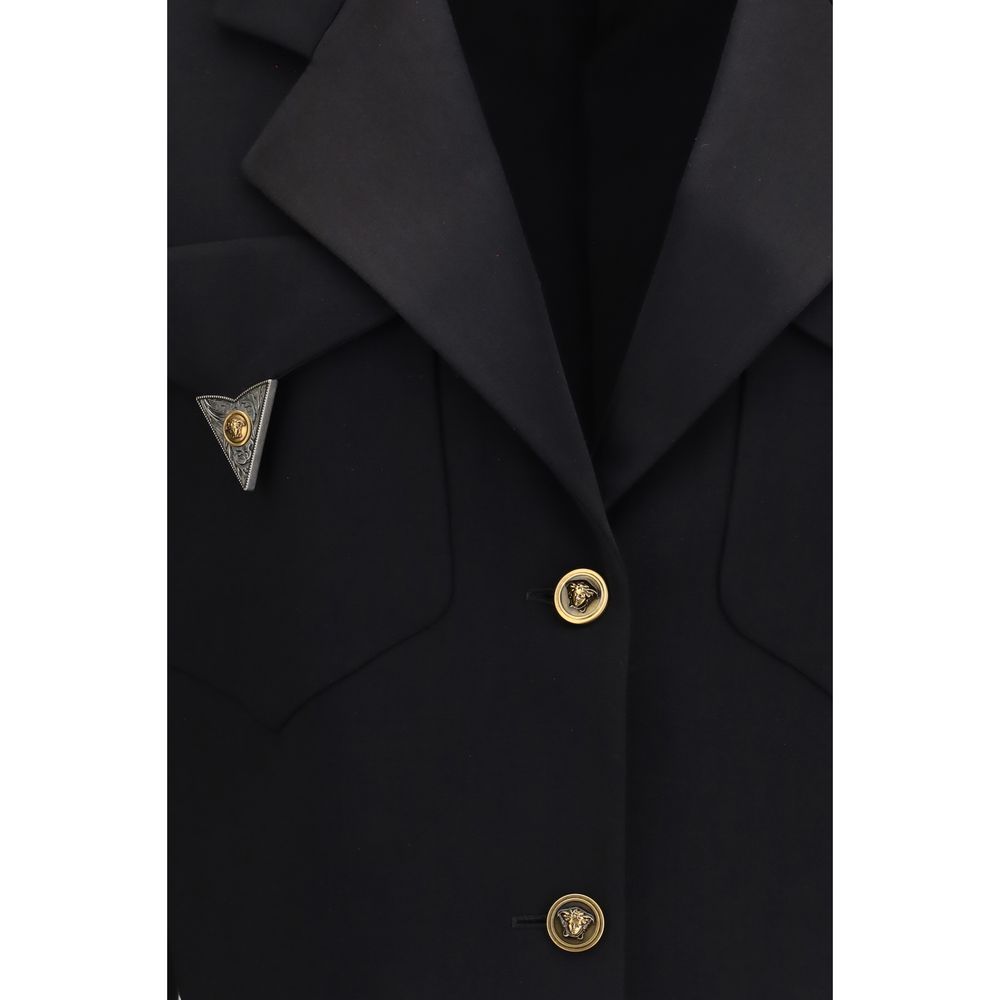 Black Wool Oves Aries Blazer