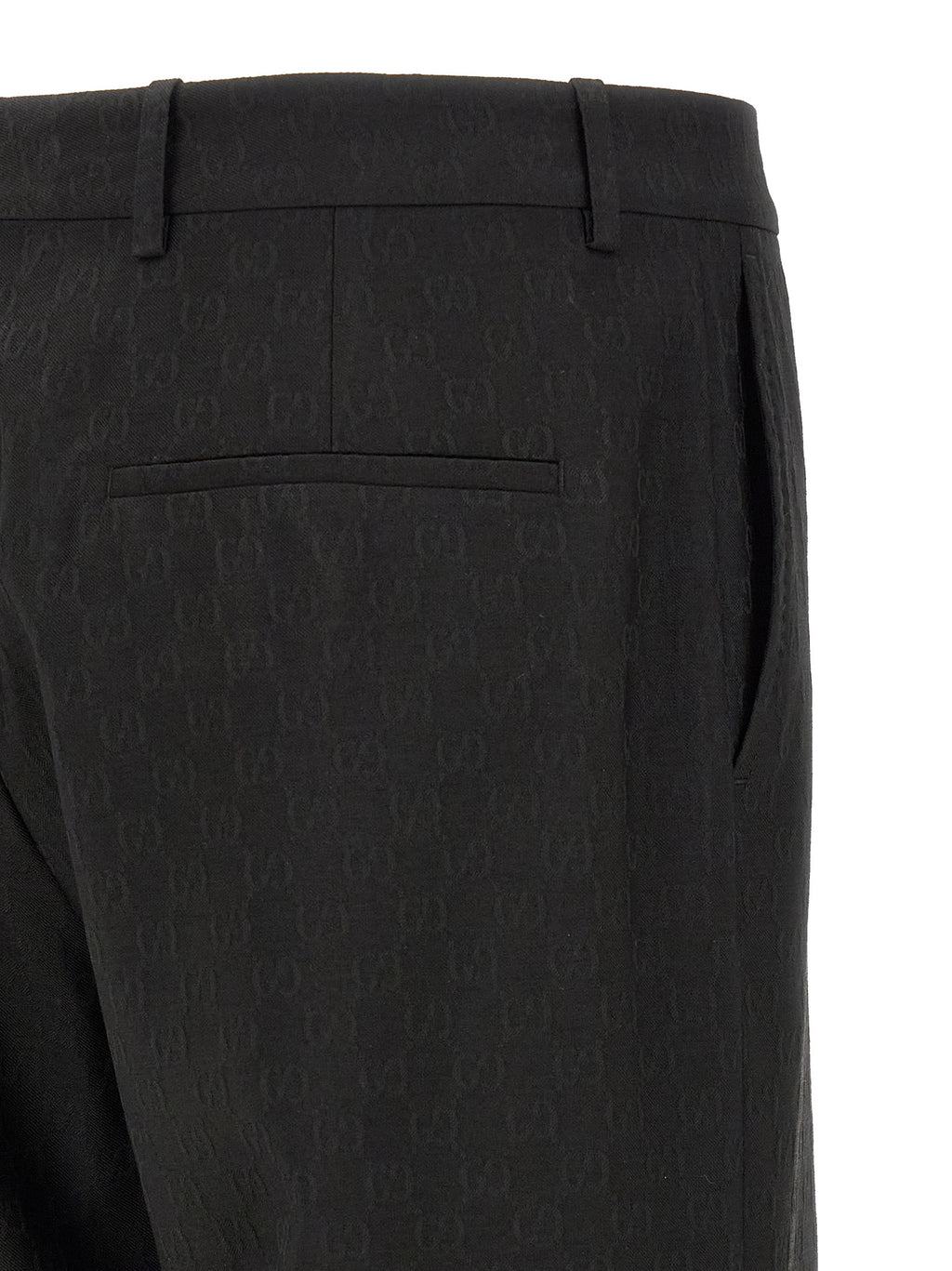 Black Polyester Dress Pants