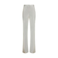 Beige Viscose Dress Pants