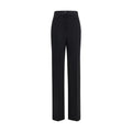 Black Wool Oves Aries Flared Pants