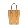 Beige Calf Leather Bos Taurus Shoulder Bag