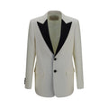 White Wool Oves Aries Blazer