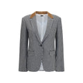 Multicolor Cashmere Full-Length Jacket