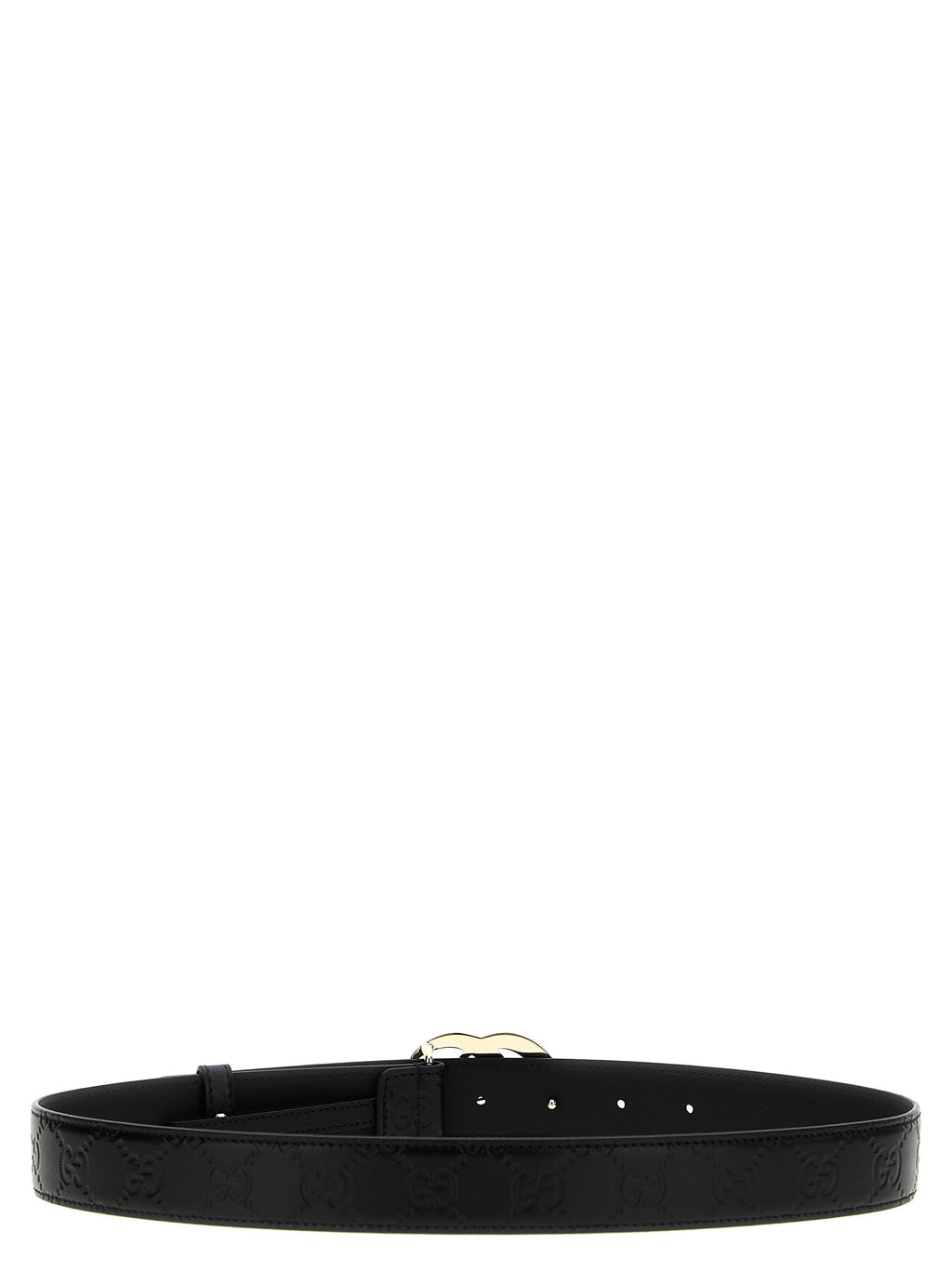 Black Calfskin Regular Belt