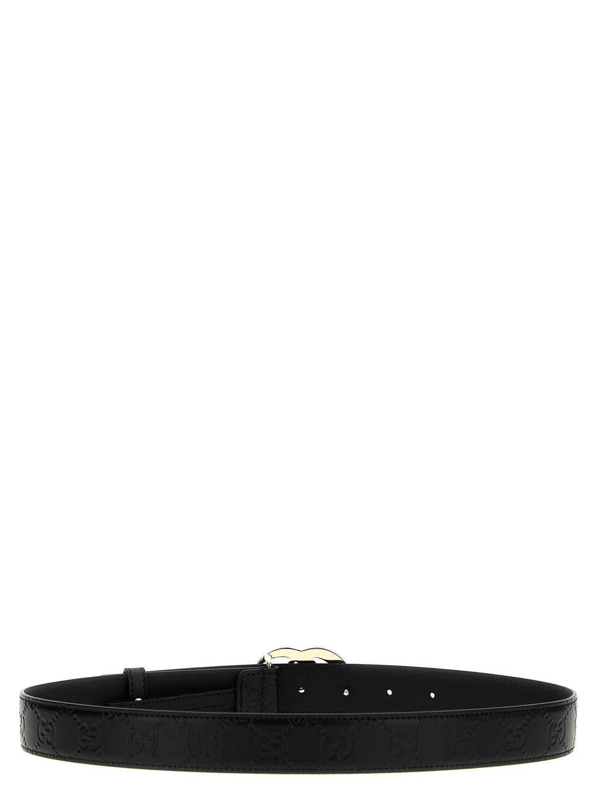 Black Calfskin Regular Belt