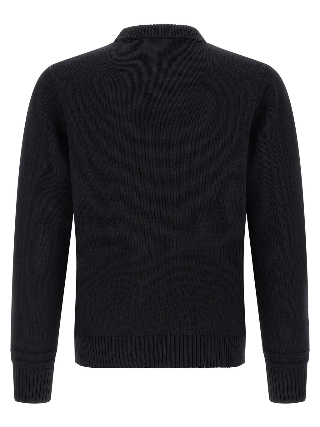 Black Cotton Cardigan