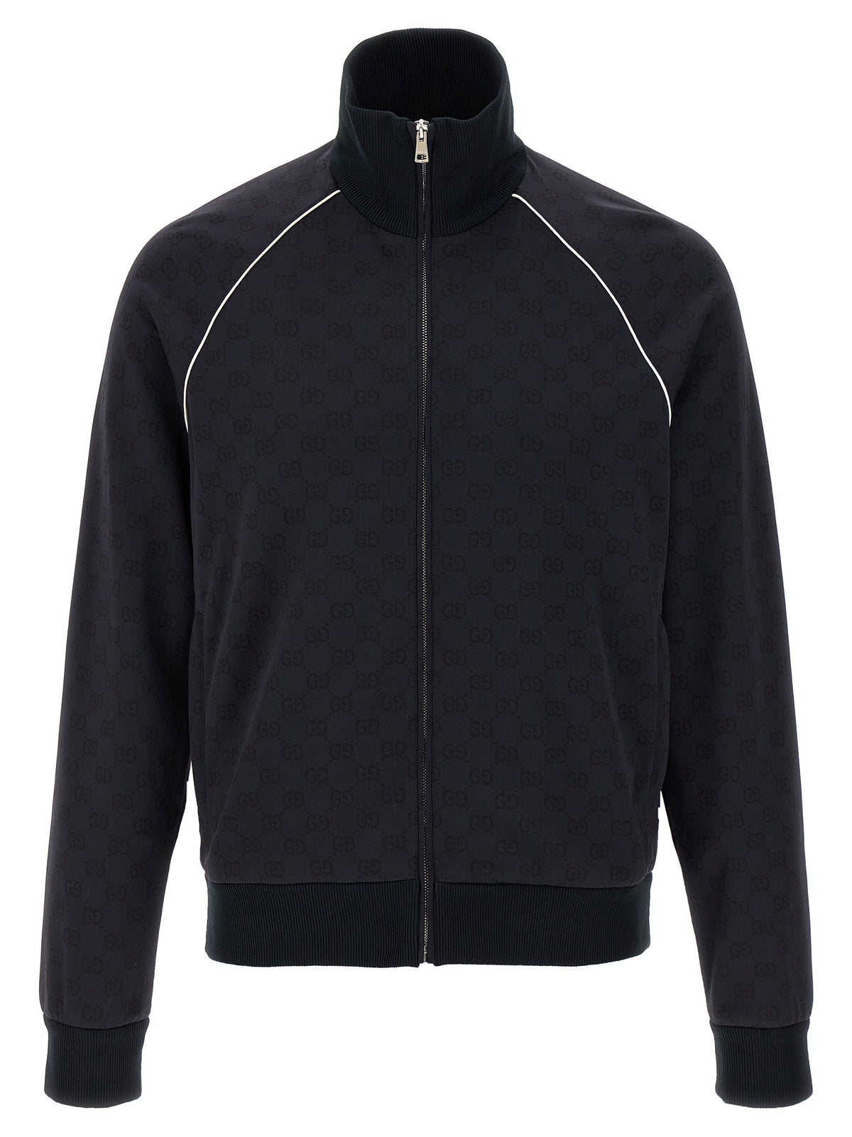 Blue Polyamide Sweatshirt