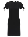 Black Cotton Short Dress