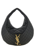 Black Lamb Leather Shoulder Bag