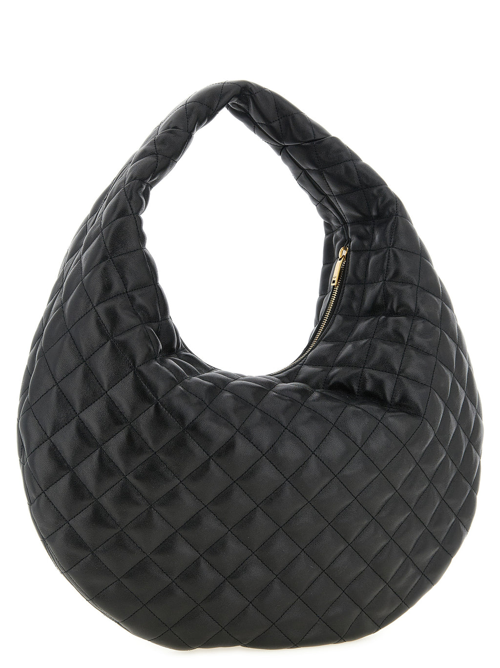 Black Lamb Leather Shoulder Bag