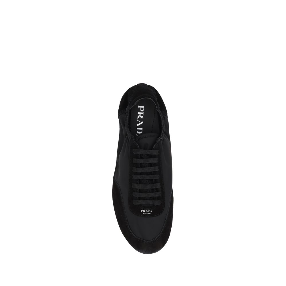 Black Calf Leather Bos Taurus Athletic Sneakers