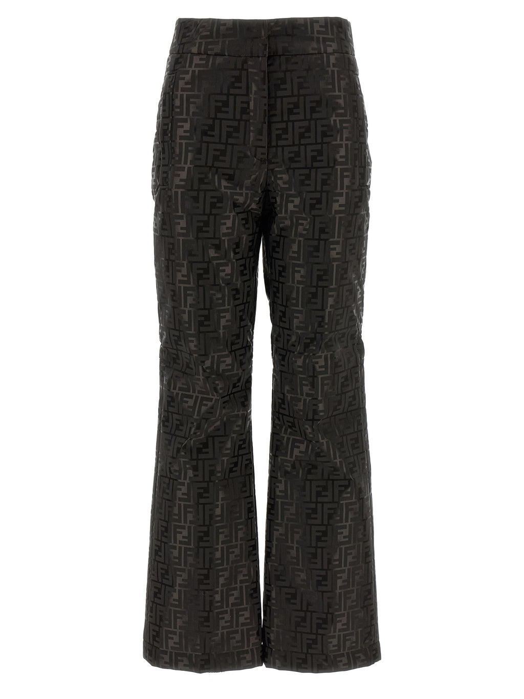 Brown Cotton Athletic Pants