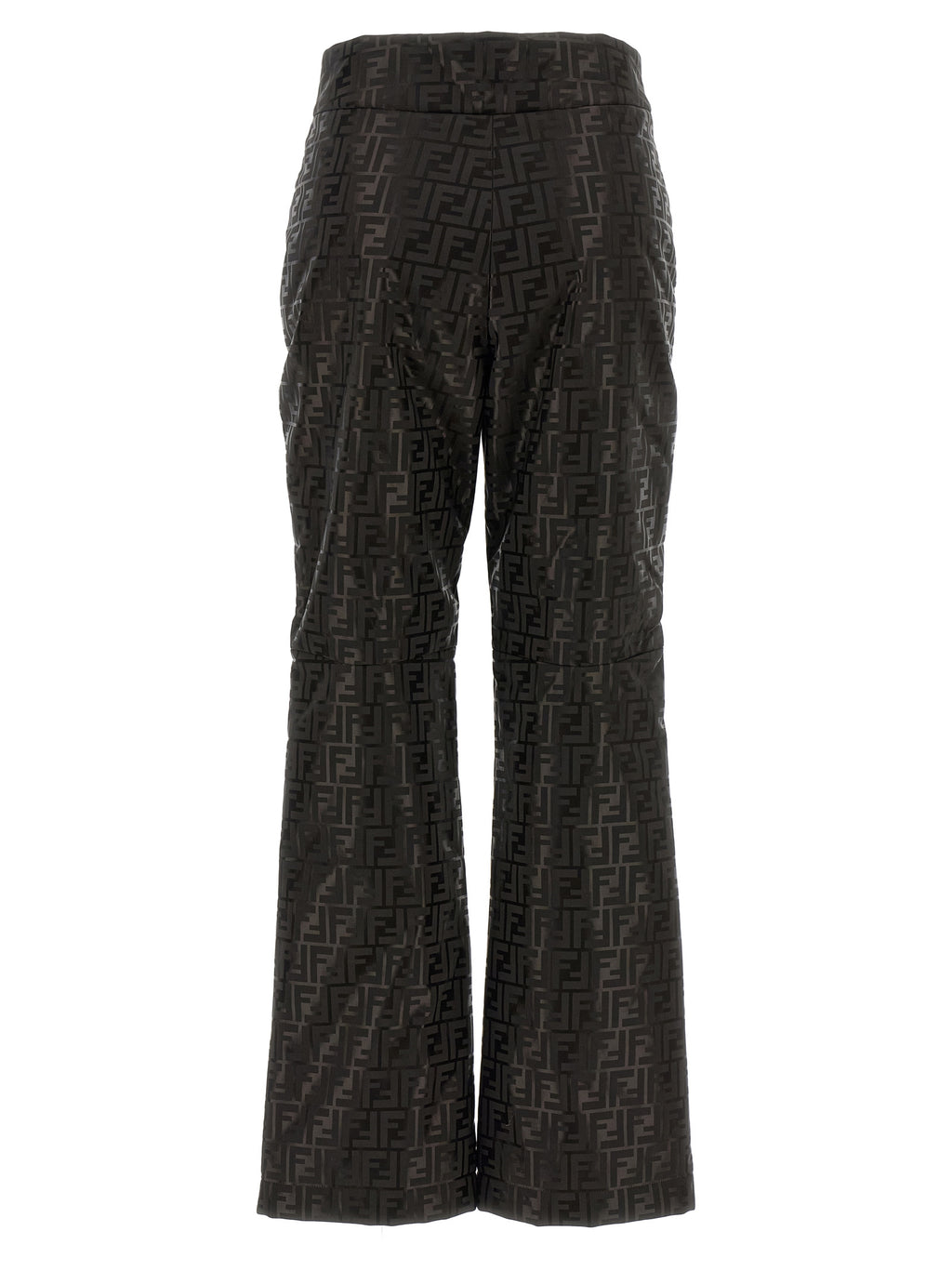 Brown Cotton Athletic Pants