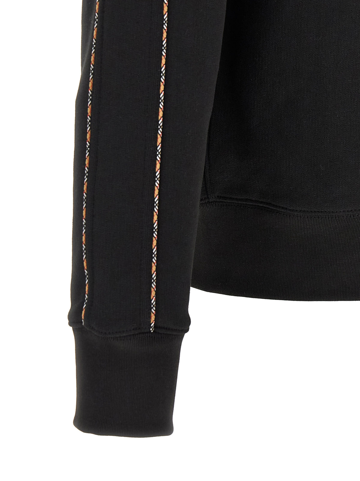 Black Cotton Sweatshirt