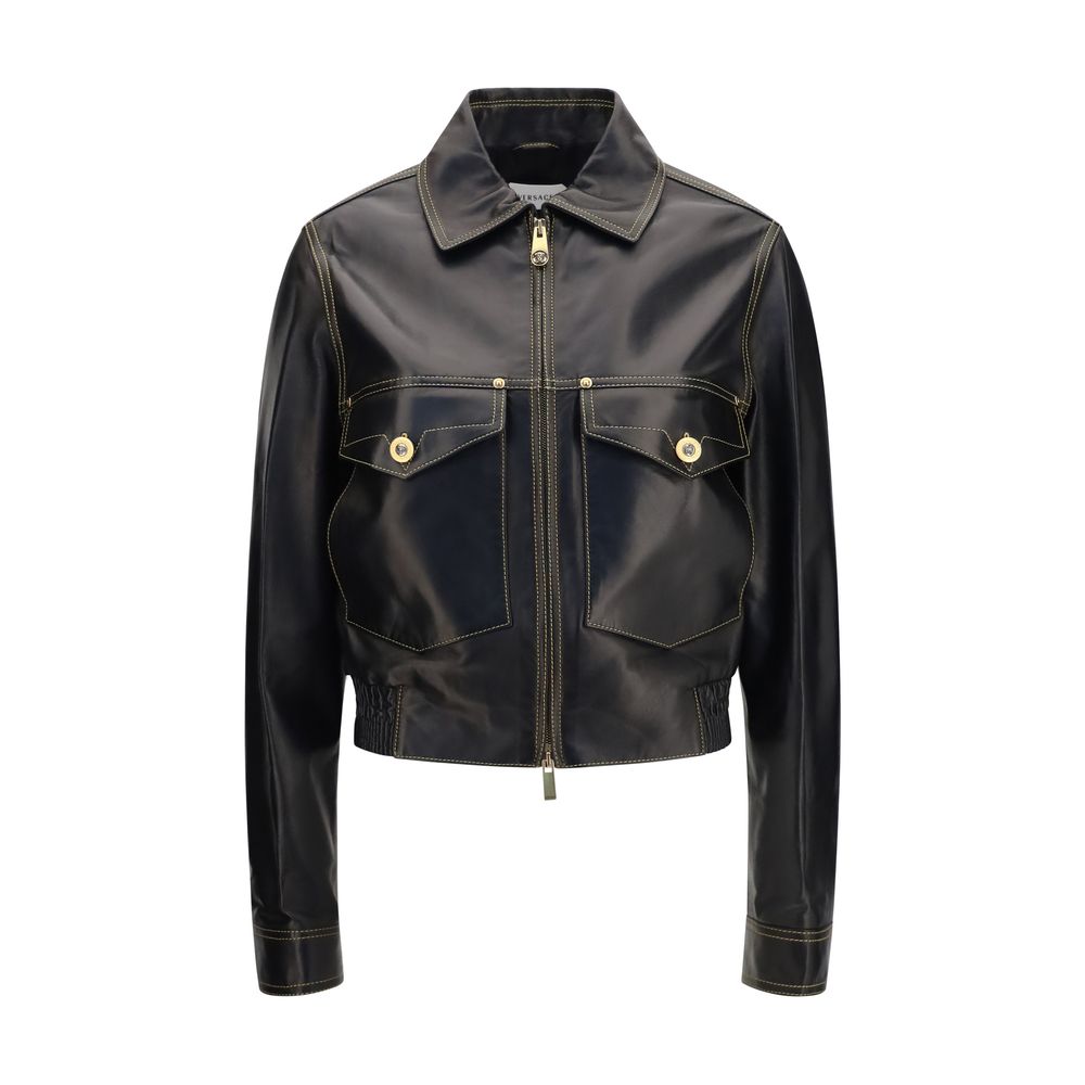 Black Lamb Ovis Aries Full-Length Jacket