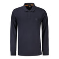 Blue Cotton Men's Polo