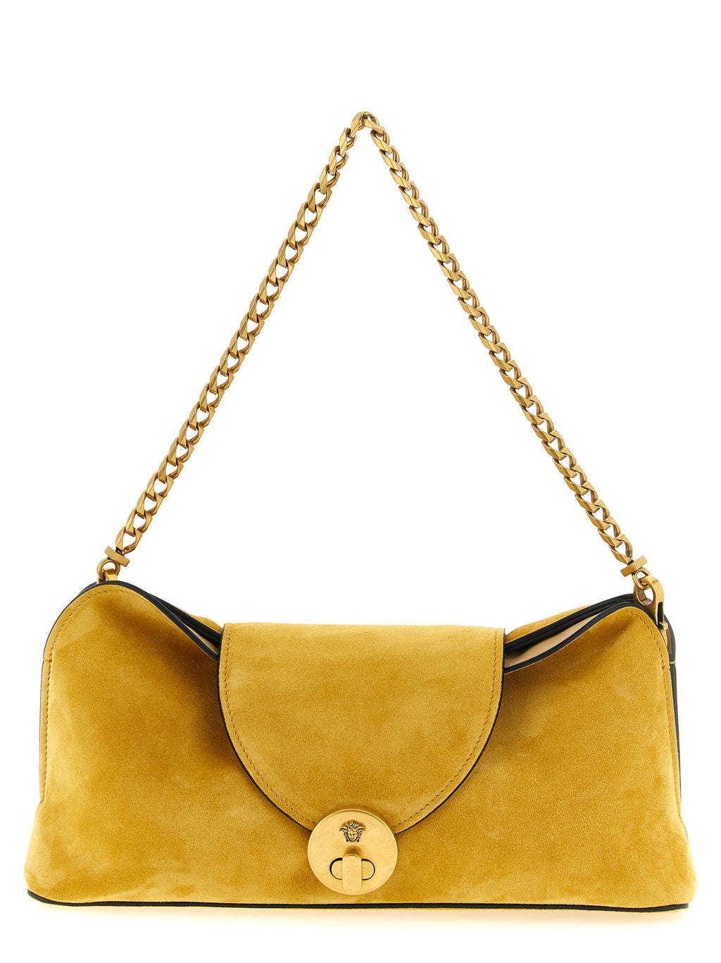 Multicolor Calfskin Clutch Bag