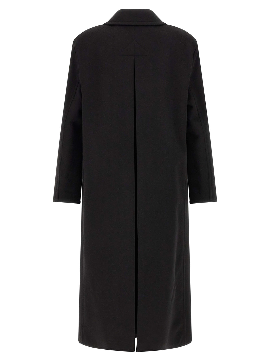 Black Virgin Wool Coat