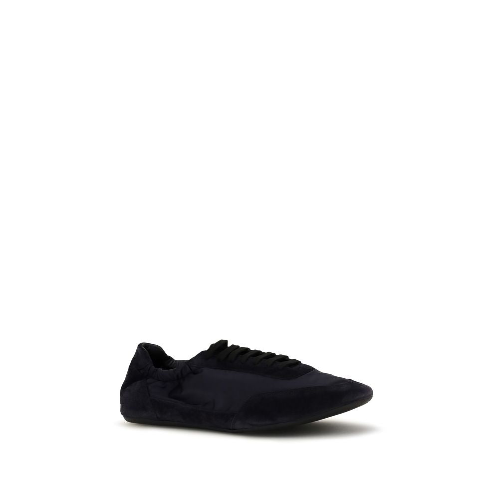 Blue Calf Leather Bos Taurus Athletic Sneakers