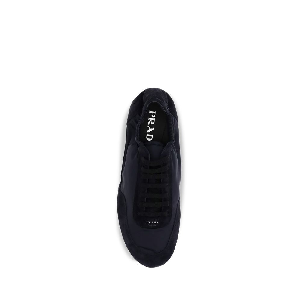 Blue Calf Leather Bos Taurus Athletic Sneakers