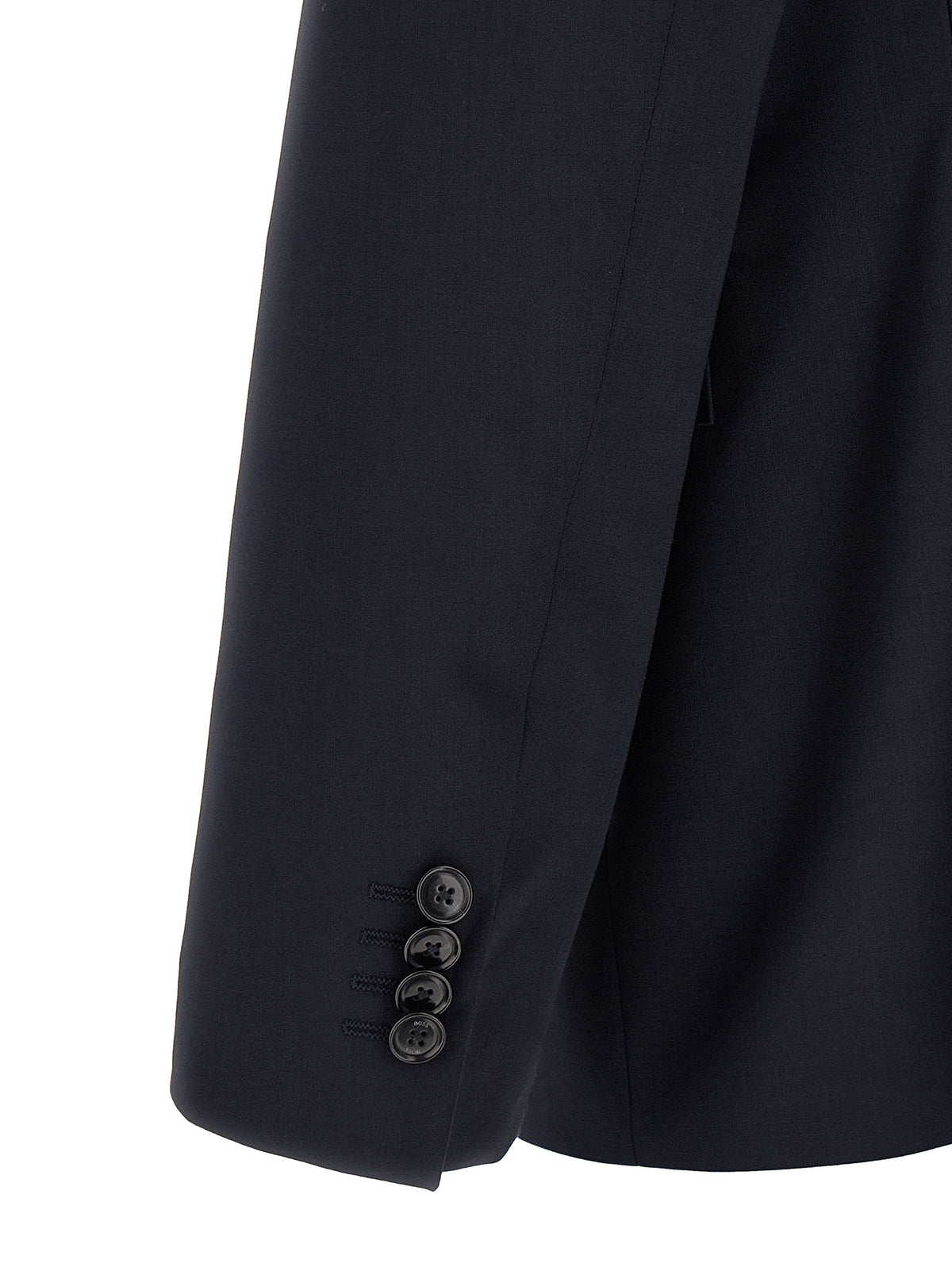 Blue Virgin Wool Two-Piece Suit