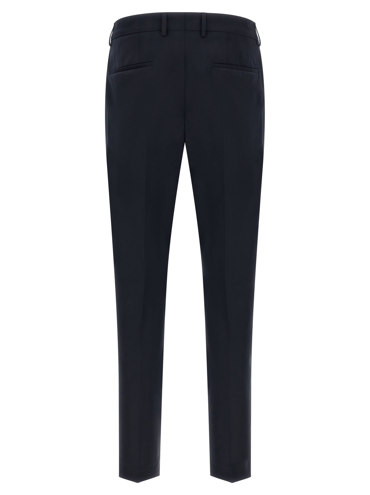 Blue Virgin Wool Two-Piece Suit