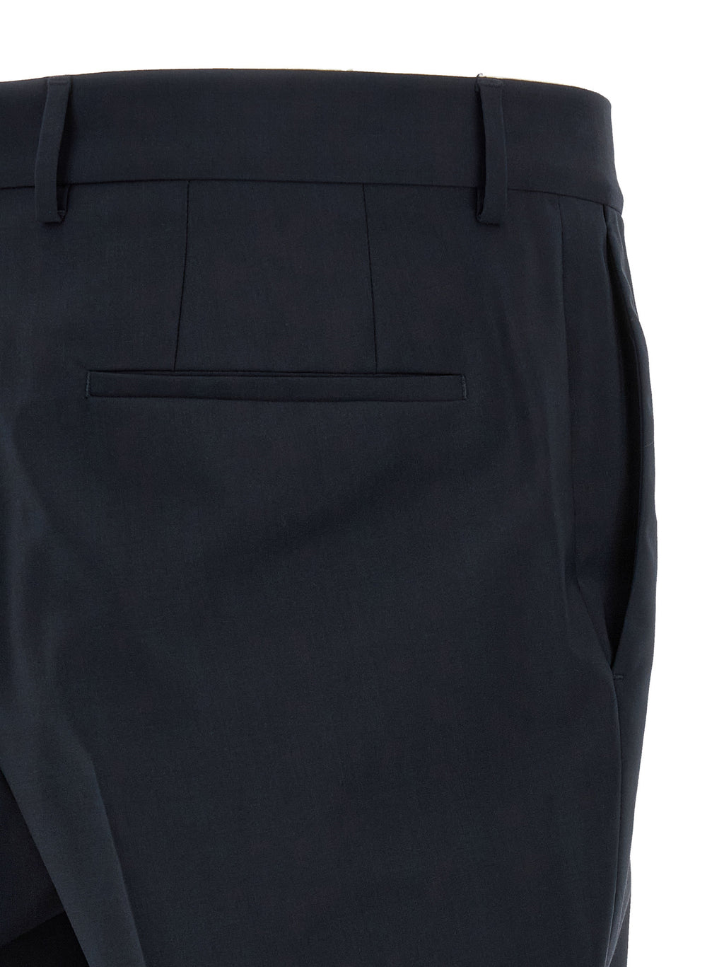 Blue Virgin Wool Two-Piece Suit