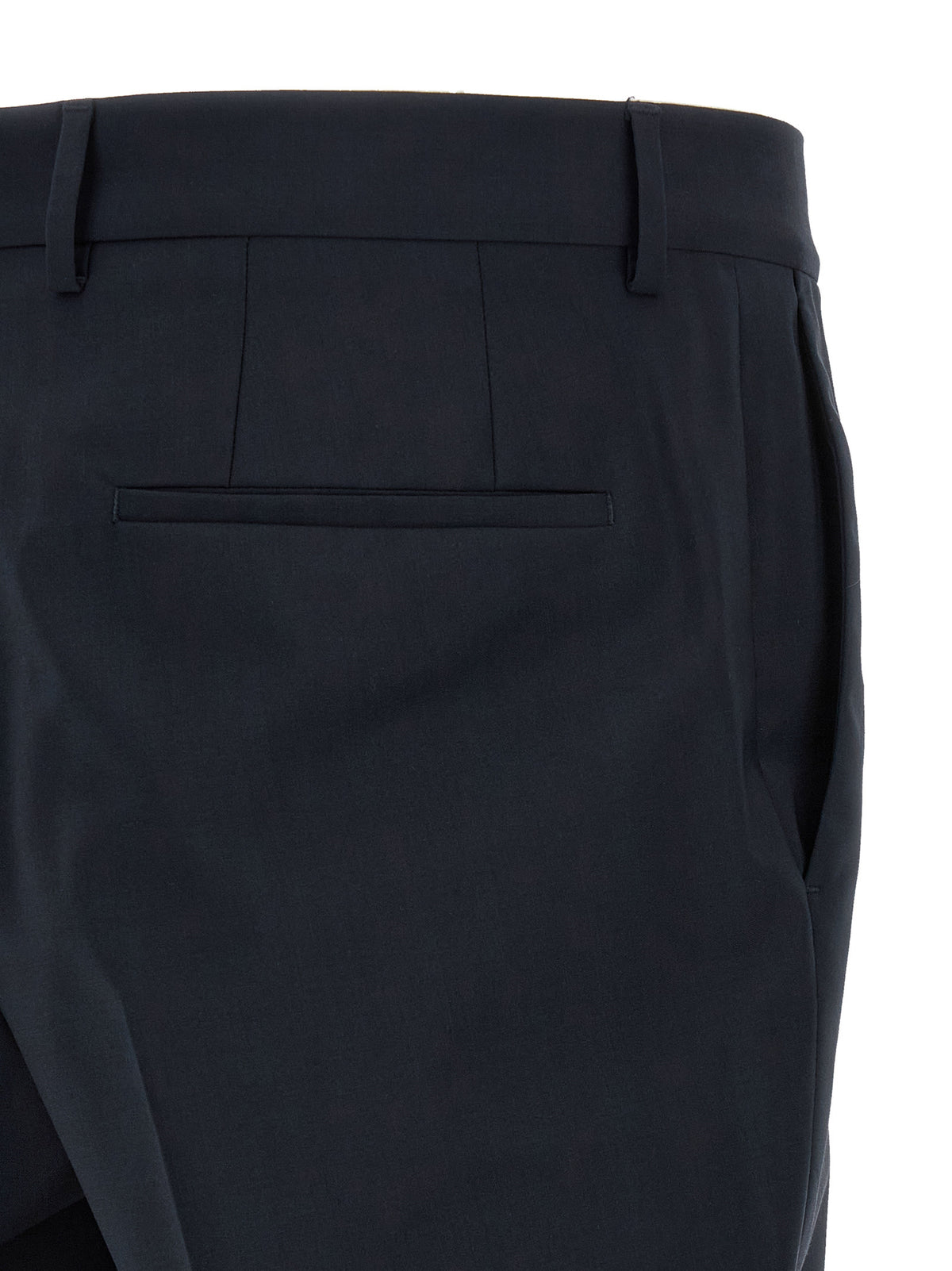 Blue Virgin Wool Two-Piece Suit