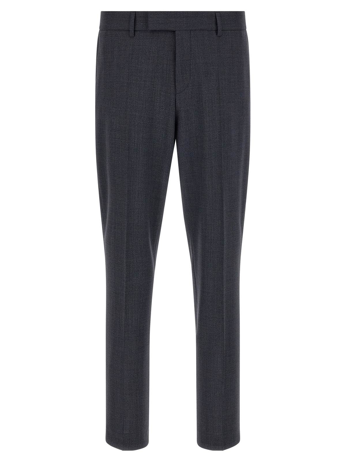 Blue Polyester Two-Piece Suit